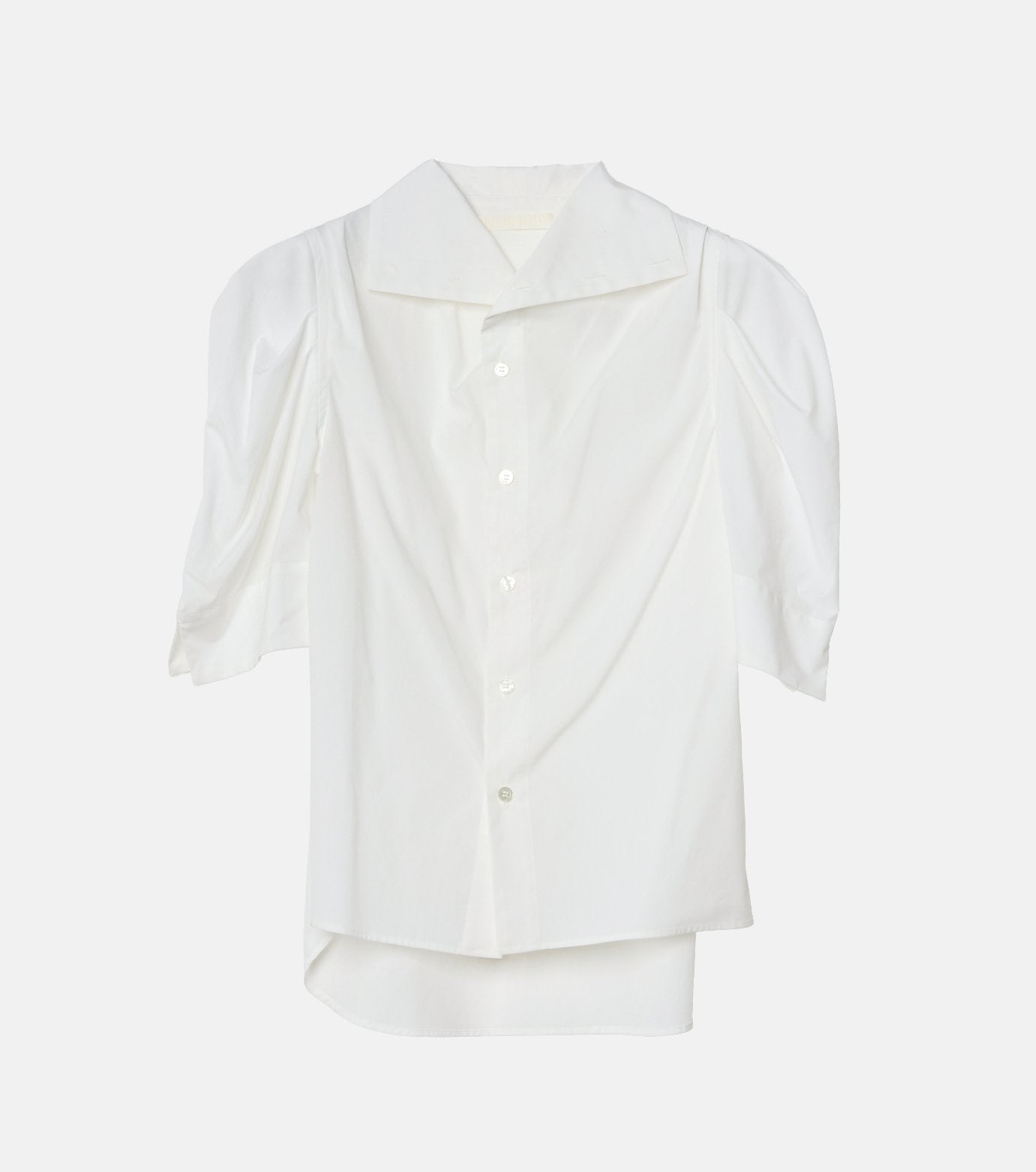 Tuck-Sleeve Short Sleeve Shirt