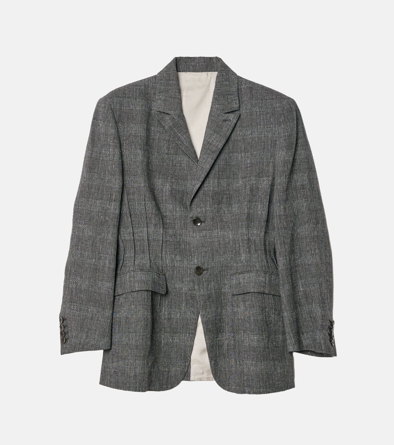 Jacquard Tuck-Detail Jacket