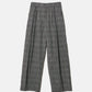 Jacquard Tuck-Detail Trousers