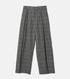 Jacquard Tuck-Detail Trousers
