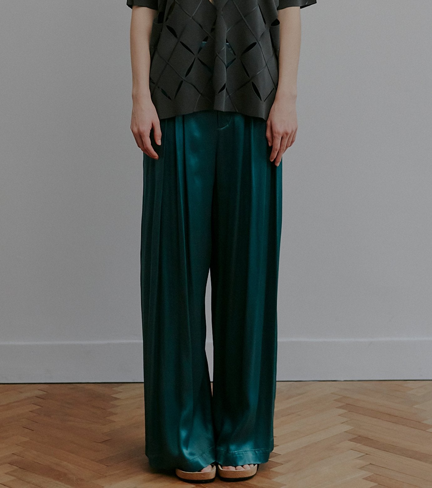 Pigment-Dyed Relaxed Pants