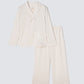 Royal Organic Cotton Double Button Pajamas Off-White