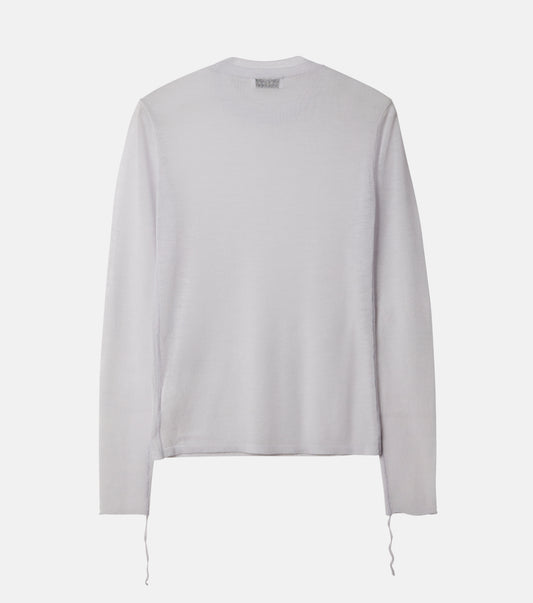 Wool Sheer Knit Tops