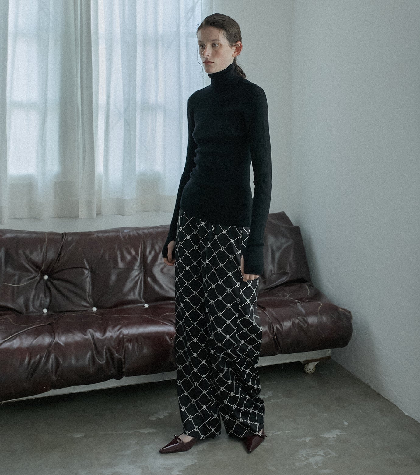 Geomtric Print Pants