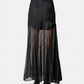 Sheer Bias Cut Skirt