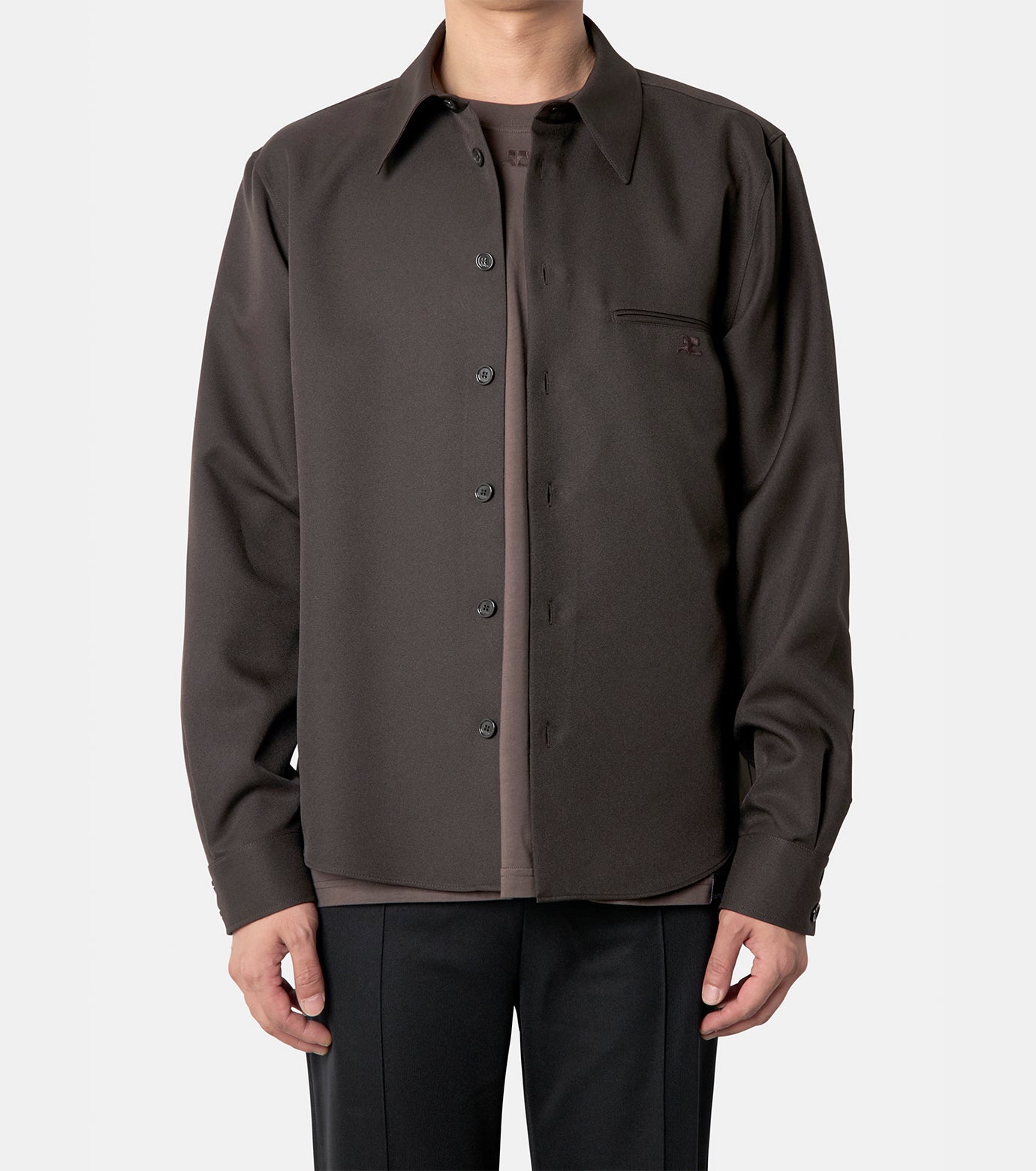 ONE POCKET LIGHT TWILL SHIRT