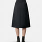 Tailored Zipped Twill Skirt