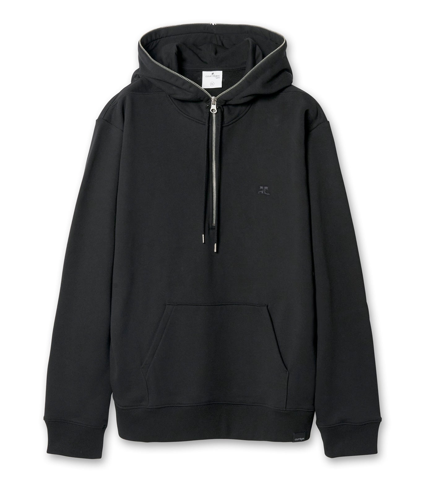 ZIPPED FLEECE HOODIE