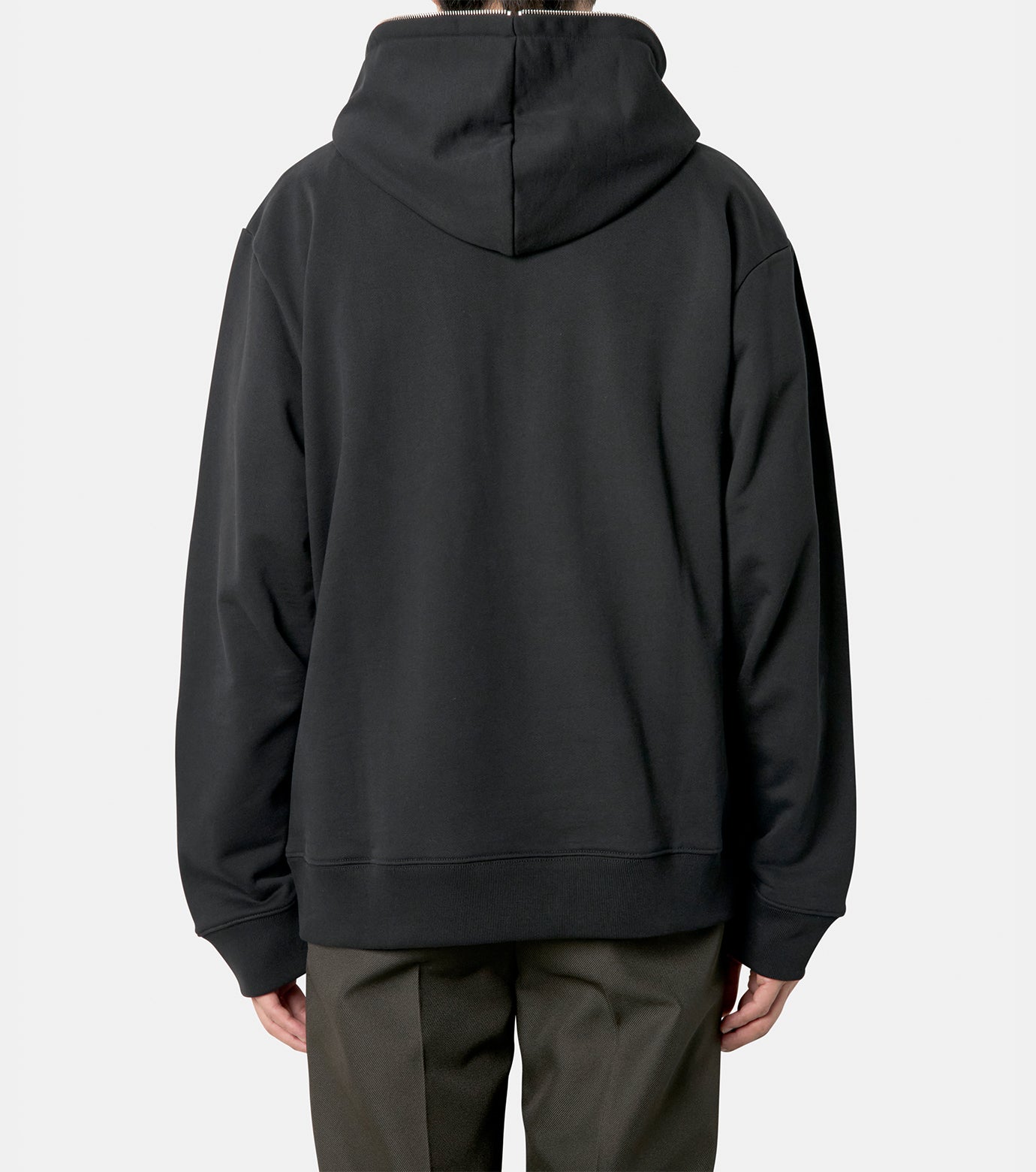 ZIPPED FLEECE HOODIE