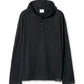 HOODED SNAPPED WOOL T-SHIRT