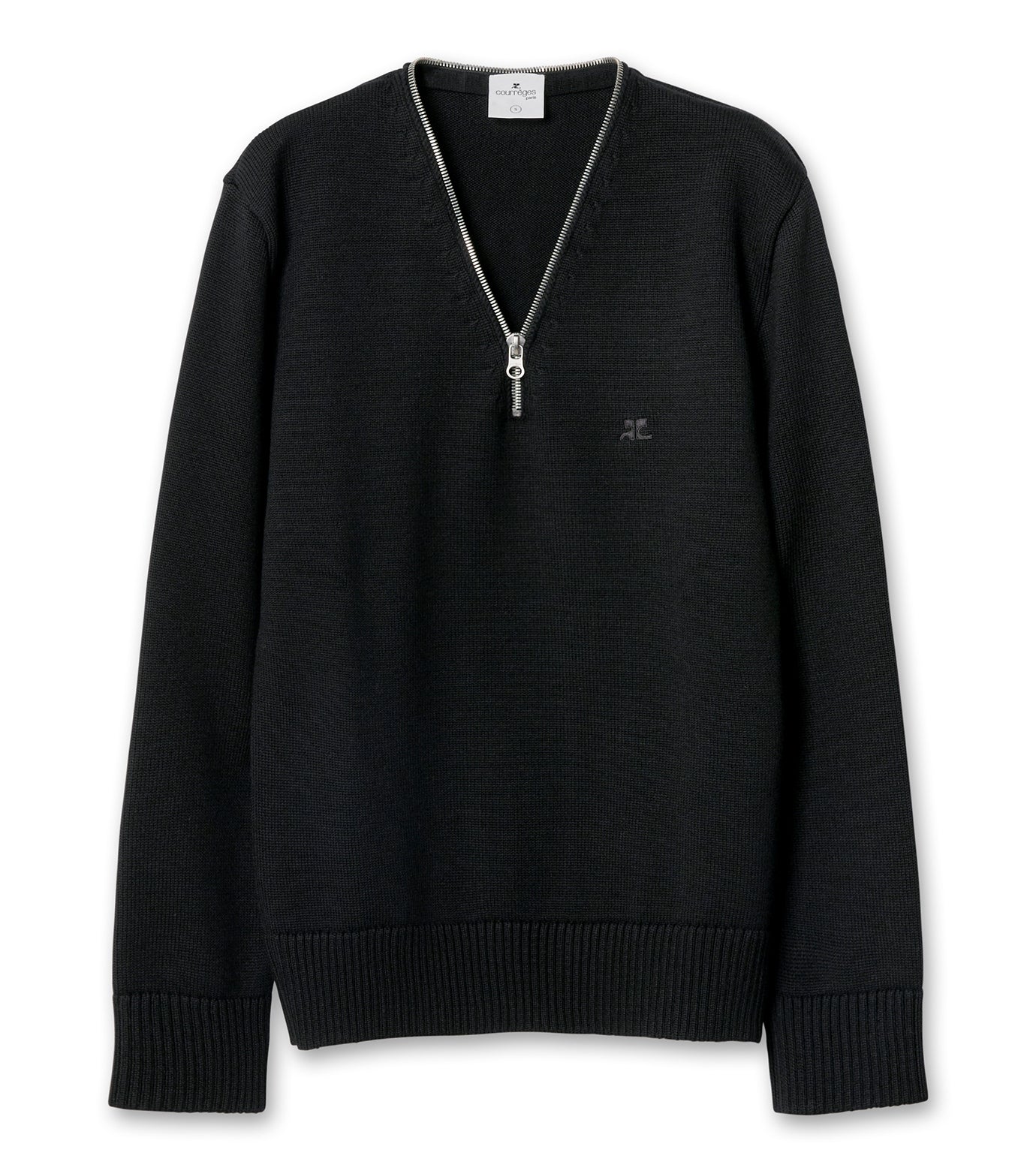 Zipped Wool Sweater