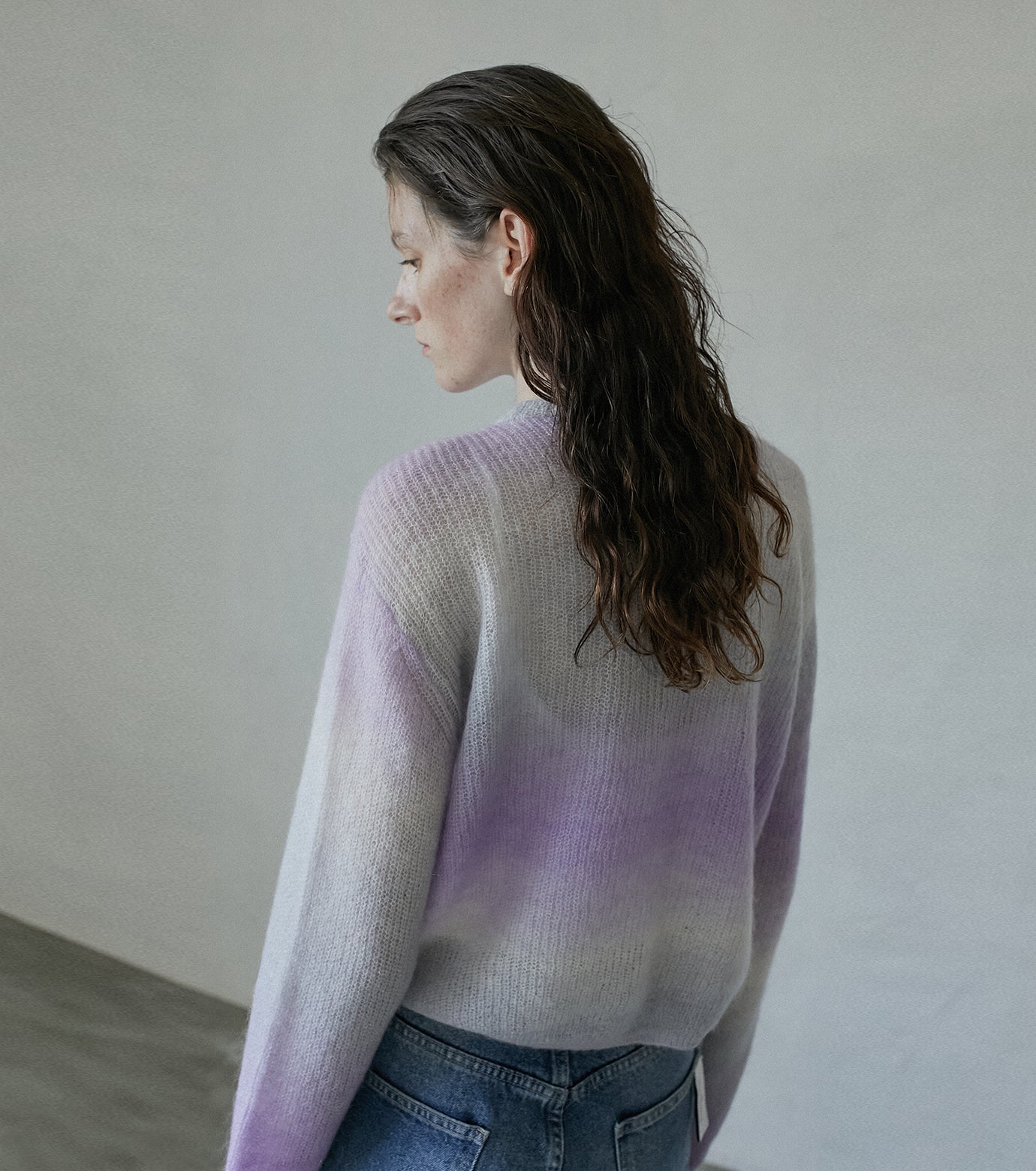 Gradation Mohair Cardigan