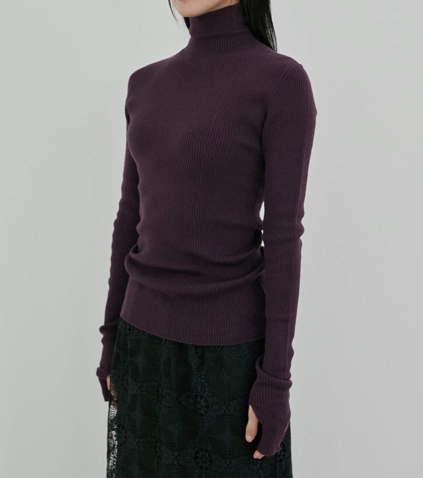 Wholegarment Turtle Knit