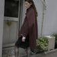 Double Face Scarf Wool Coat