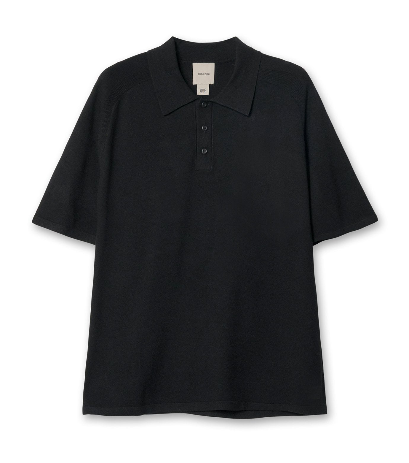 SS SNOWY TECH KNIT SWEATER POLO 14GG