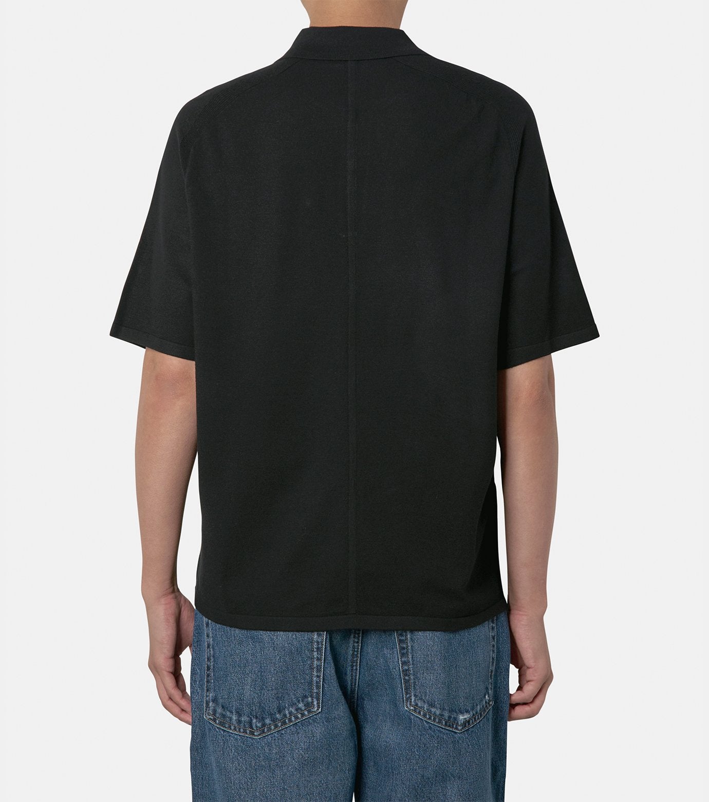 SS SNOWY TECH KNIT SWEATER POLO 14GG