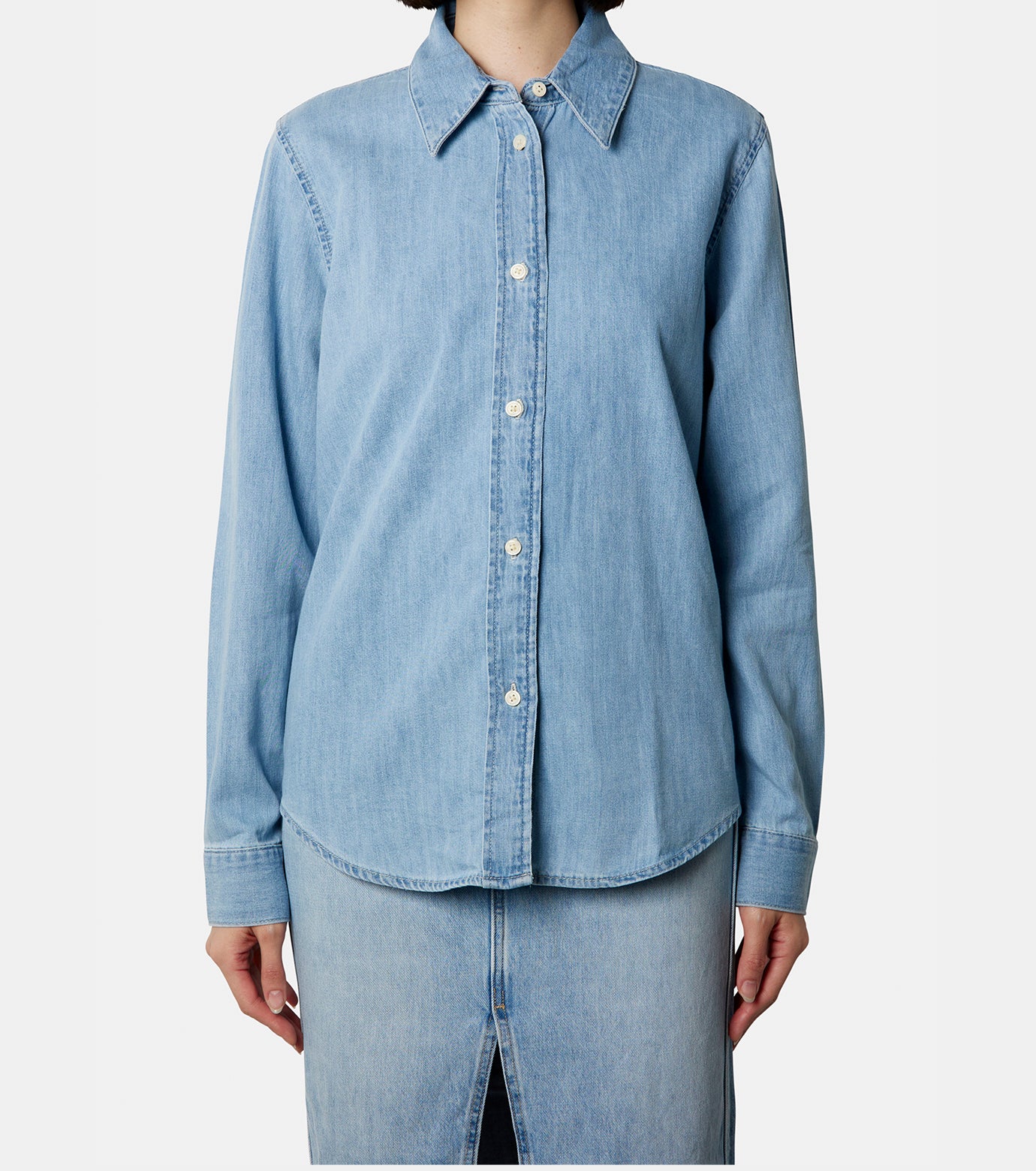 LS CLASSIC STEVIE BLU CHAMBRAY SHIRT