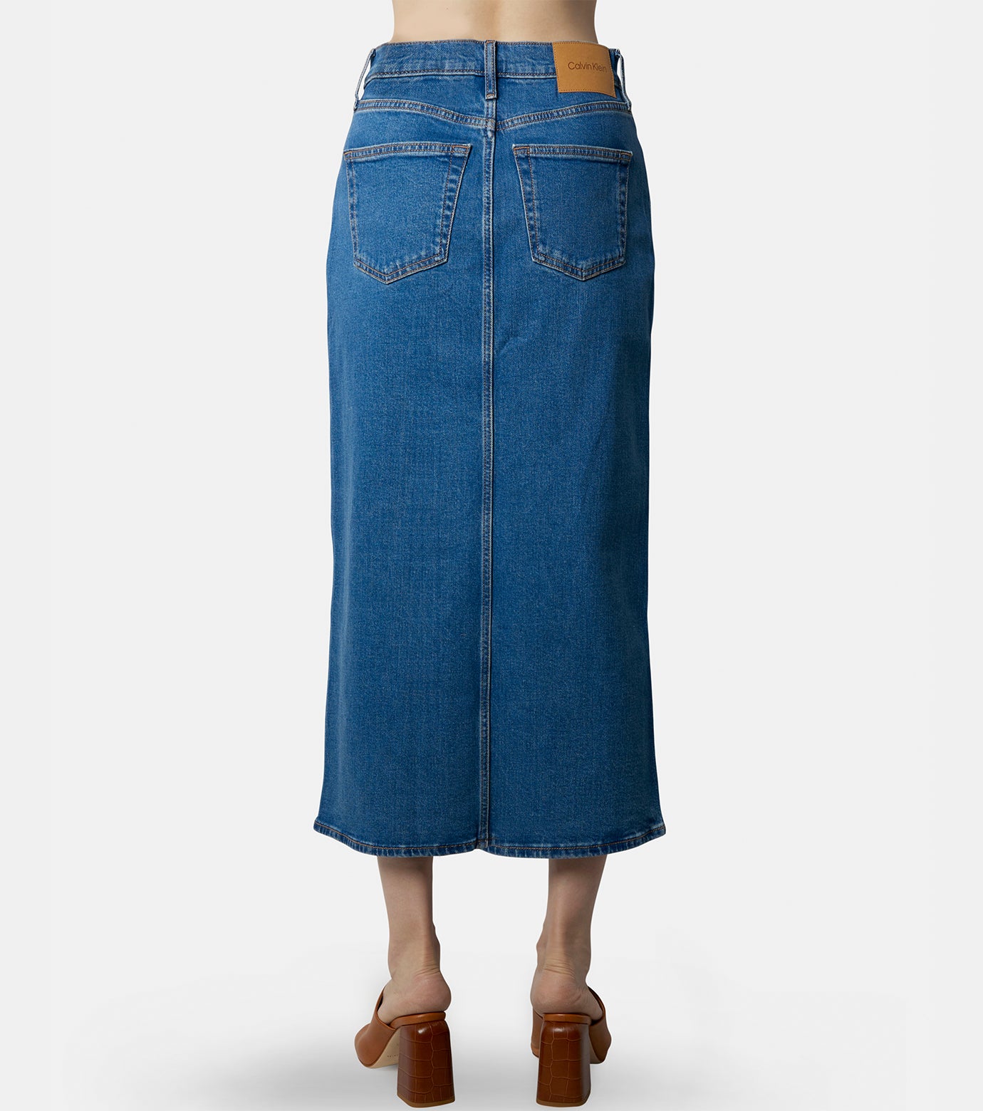 DENIM MAXI SKIRT