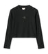 A- LS MONOGRAM BABY TEE
