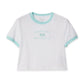 SS DRAPEY JERSEY CROP TEE