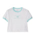 SS DRAPEY JERSEY CROP TEE