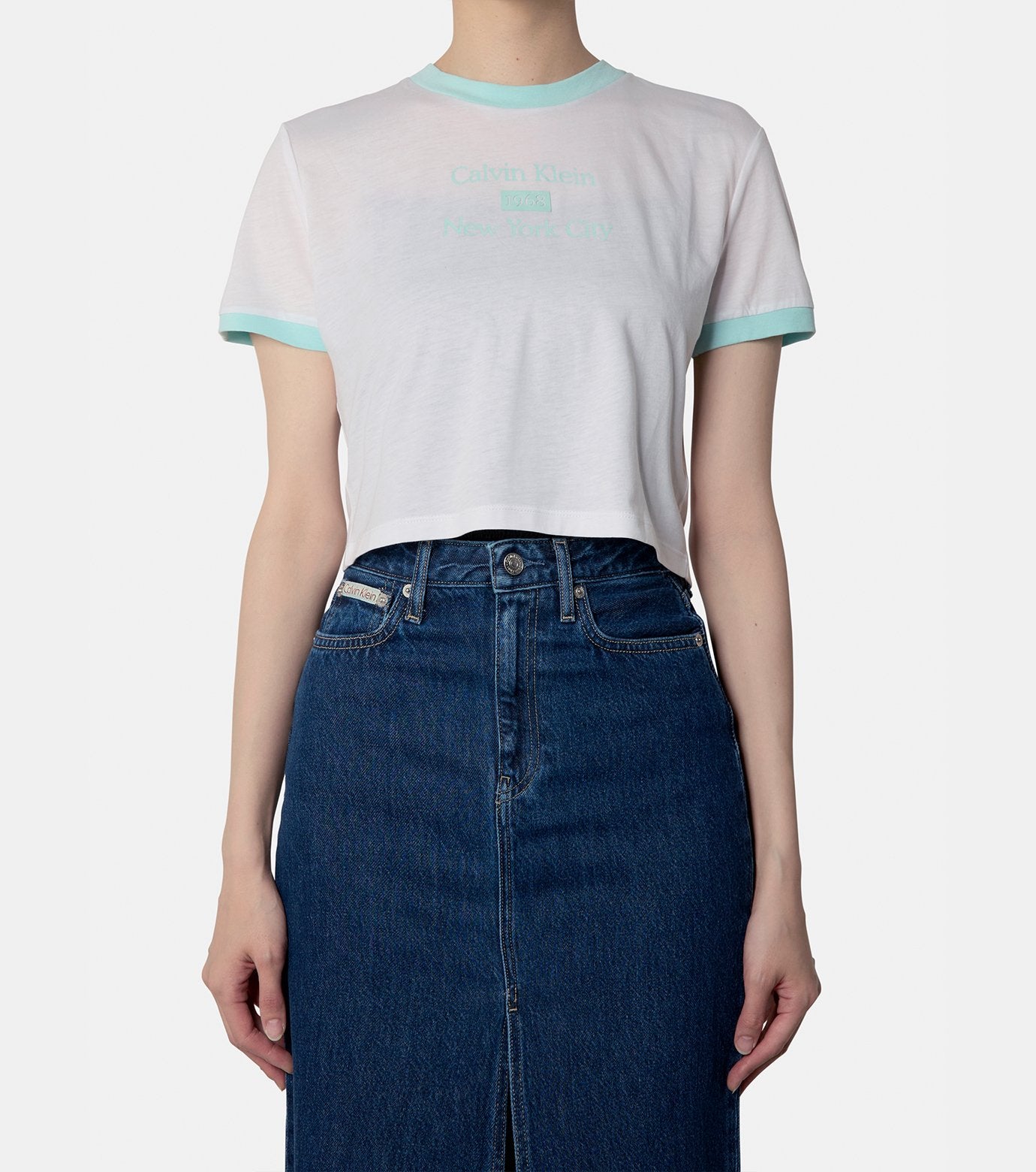 SS DRAPEY JERSEY CROP TEE