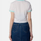 SS DRAPEY JERSEY CROP TEE