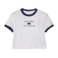 SS DRAPEY JERSEY CROP TEE