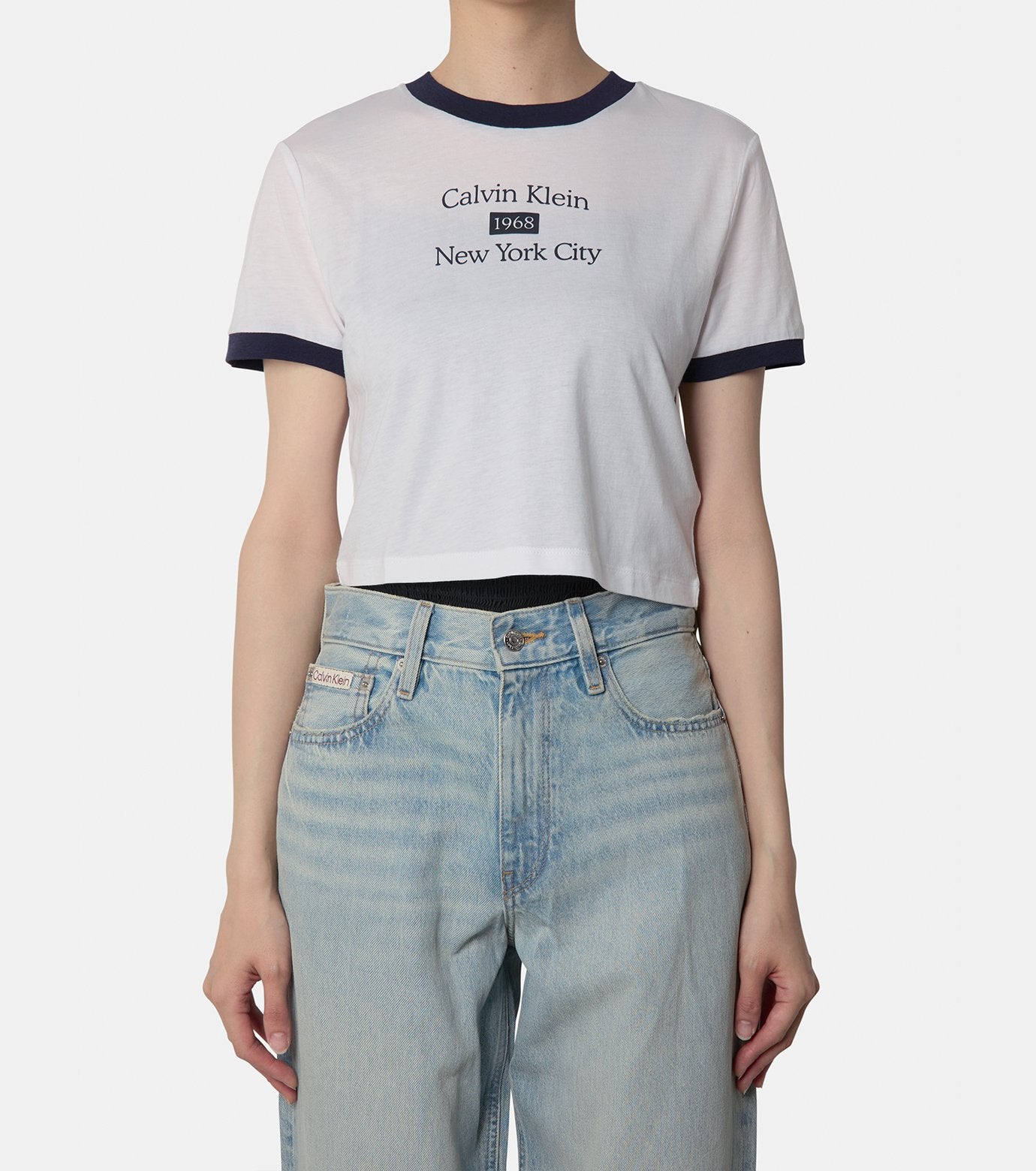 SS DRAPEY JERSEY CROP TEE