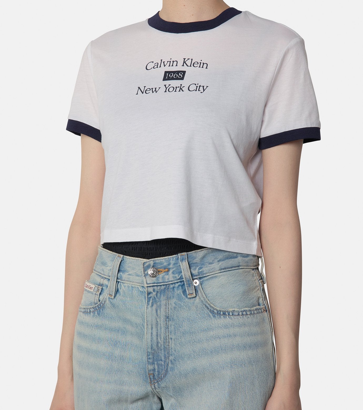 SS DRAPEY JERSEY CROP TEE