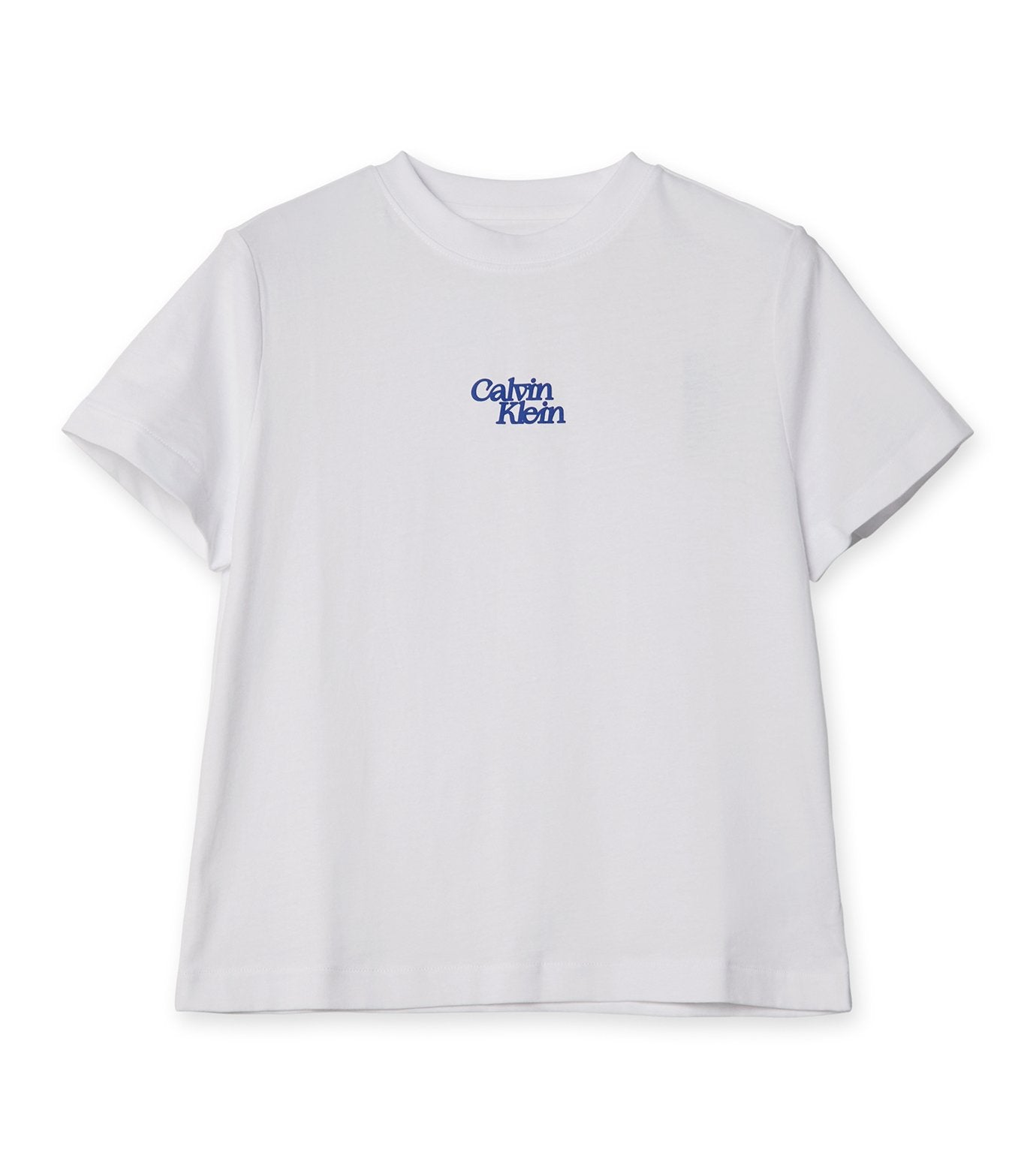SS FLOCKED LOGO CREWNECK TEE