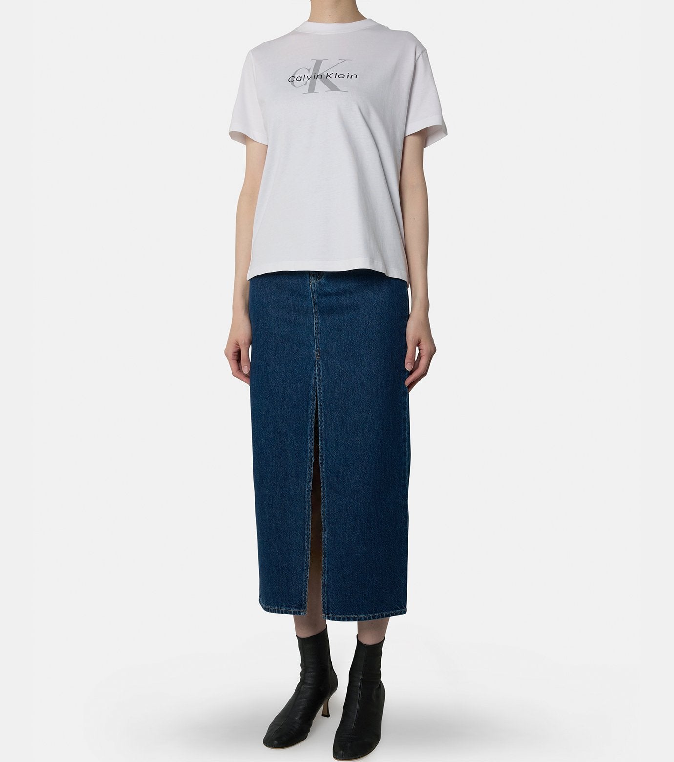 SS CLASSIC MONOLOGO JEANS CNECK TEE