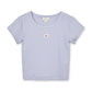WOVEN LABEL 2X2 BABY RIB BABY TEE