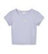 WOVEN LABEL 2X2 BABY RIB BABY TEE