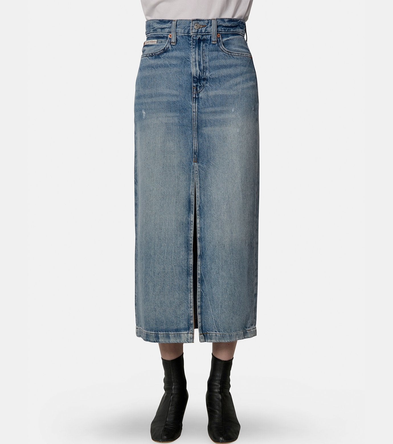 DENIM MAXI SKIRT SHORELINE