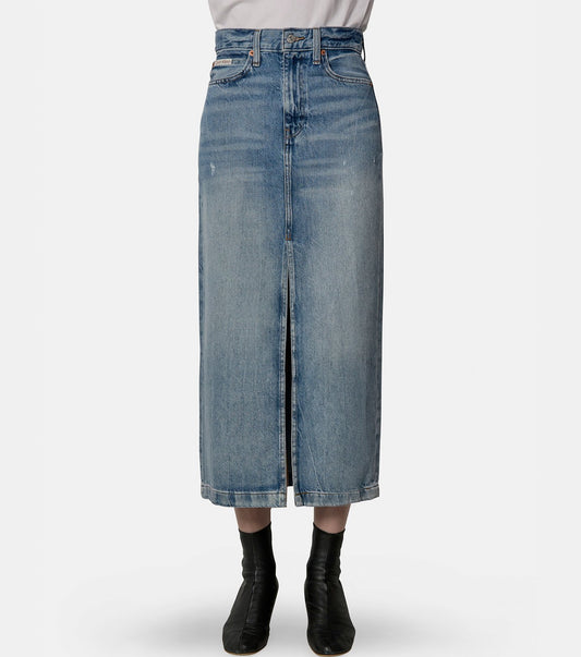 DENIM MAXI SKIRT SHORELINE