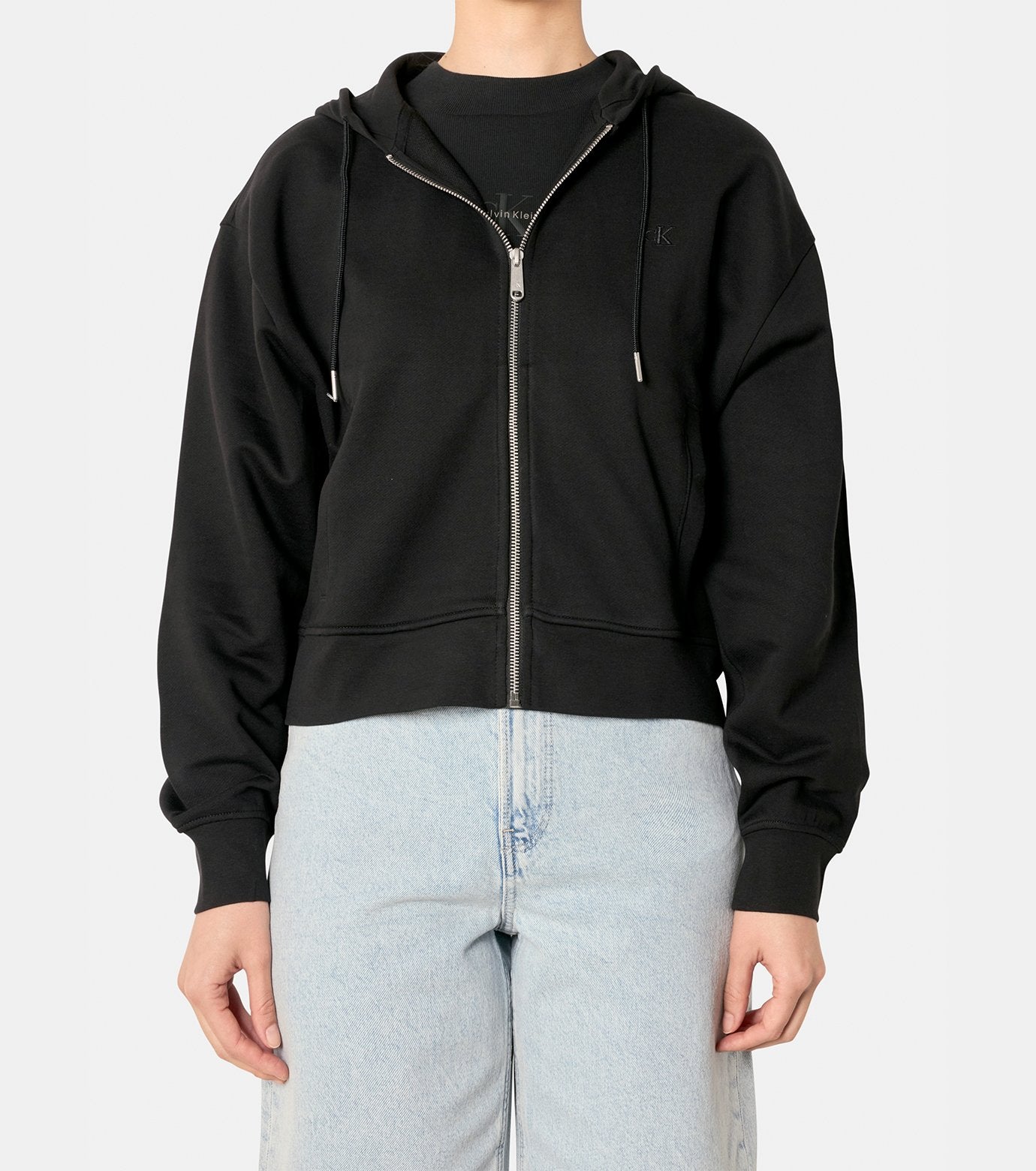 LS MONOGRAM TERRY CROP RELAXED FZ HO