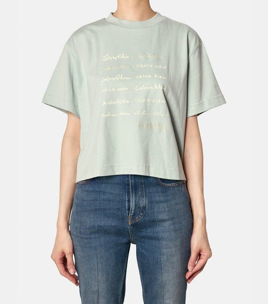 SS CROPPED BOXY GRAPHIC TEE