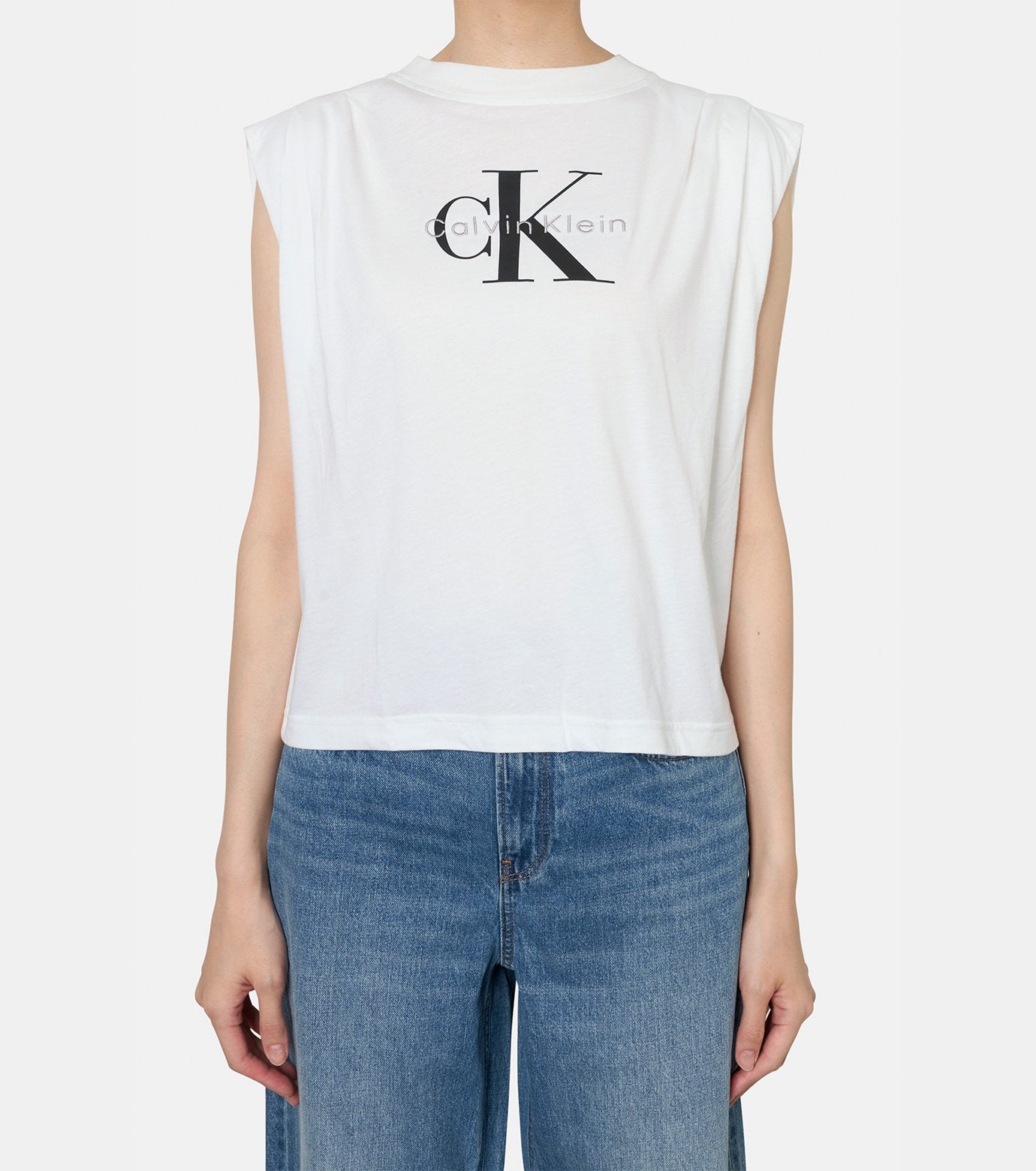 SL MONOLOGO PLEATED SHOULDER CREW T