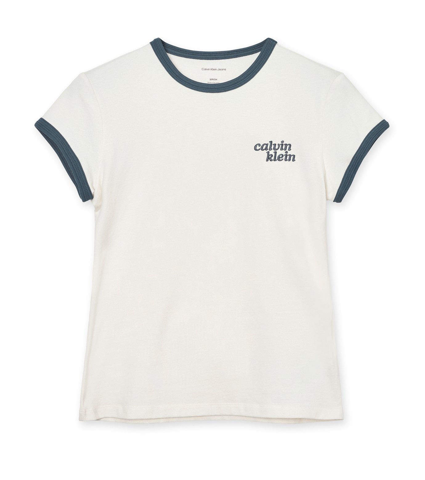 SS SLIM LOGO RINGER TEE