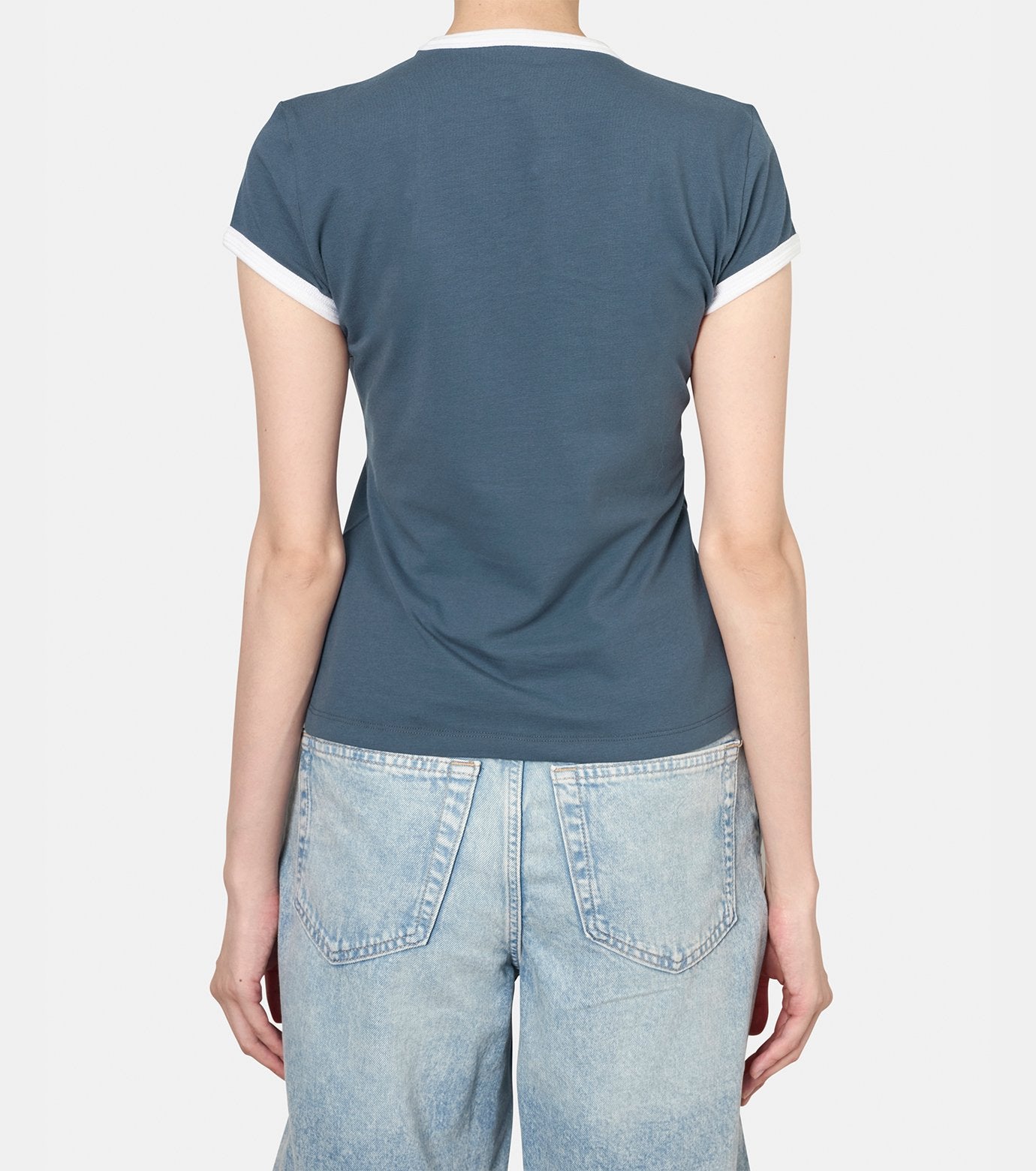 SS SLIM LOGO RINGER TEE