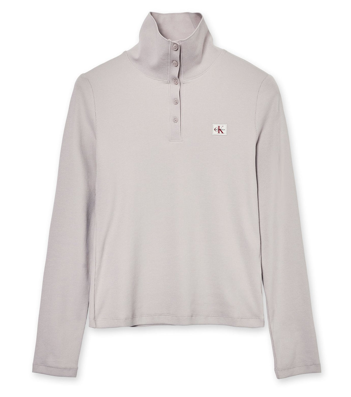 LS WVN LABEL TNECK HENLEY