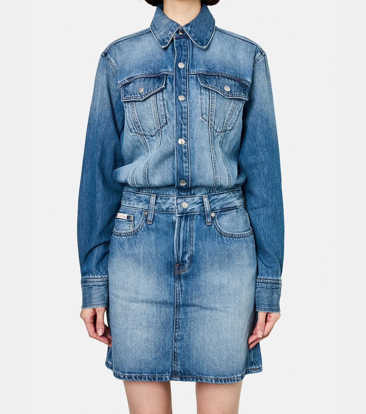 MINI TRUCKER DRESS