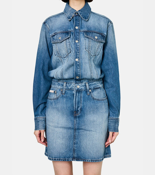 MINI TRUCKER DRESS