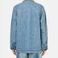 CONTRAST COLLAR CHORE COAT