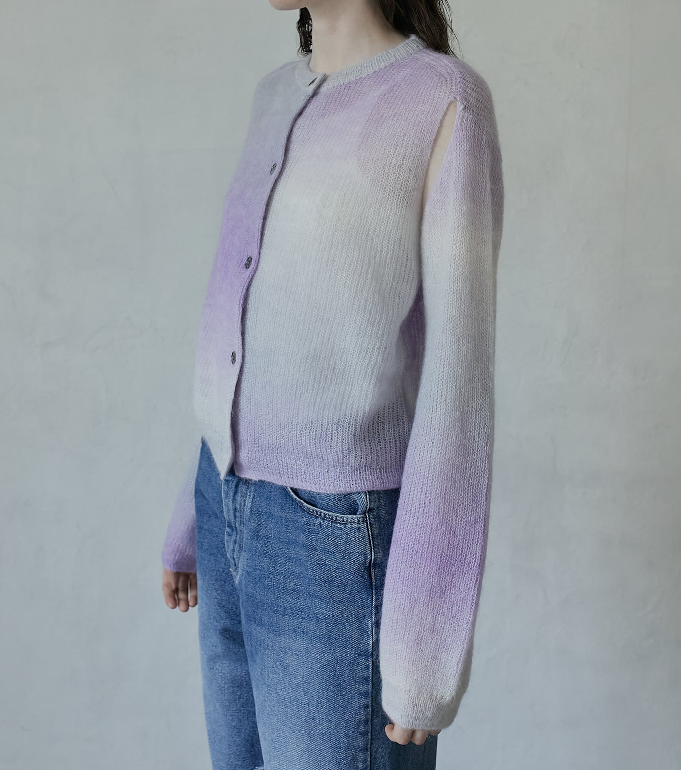 Gradation Mohair Cardigan