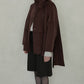 Double Face Scarf Wool Coat