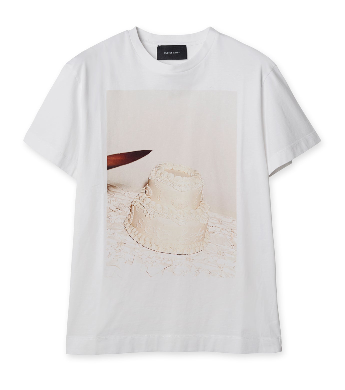 SS T-Shirt w/Cutting Cake Print