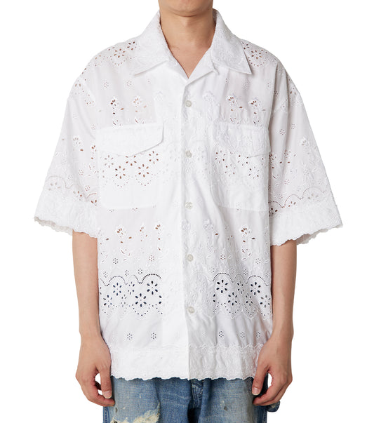 RELAXED SHORT SLEEVE SHIRT W/ TRIM