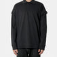 OVERSIZED LONG SLEEVE POLO SHIRT